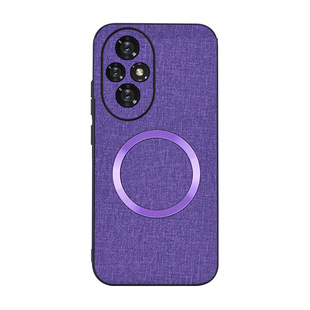 For Honor 200 Phone Case Honor 200Lite Protective Case CD Pattern Magnetic Ring 200pro Cloth Pattern New