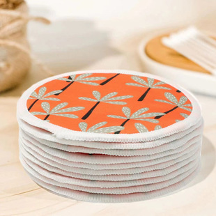 Cross-border spot printing waterproof breast pad 10 pieces of postpartum lactation mother special washable anti-overflow breast pad
