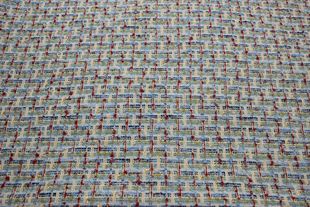 Polyester 450g source factory wholesale woolen coat fashion carpet sofa cushion fabric in stock