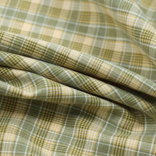 Spring and Summer Thin TR Plaid Fabric Fashionable Women's Japanese Style Pleated Skirt Suit Shirt jk Uniform School Uniform Fabric