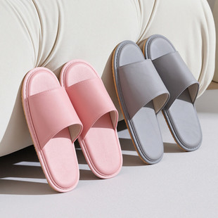 New High-end Sense Summer Cowhide Slippers Home Women Indoor Couple Non-slip Home Home Indoor Men's Wedding