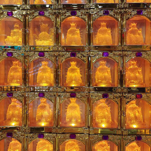 Buddhist Hall Wall-Mounted Led Lamp, Thousand Buddha Lamp, Thousand Buddha Hall Main Hall Wall-Mounted Lamp, Electronic Wall Lamp