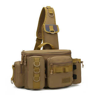 2023 new Luya bag multifunctional fishing bag Rod bag outdoor sports plug Luya waist bag men's factory spot