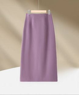 in stock Skirt Women's 2025 New Spring and Autumn High Waist Slimming Mid-length Draping Straight A- line Skirt Suit Skirt