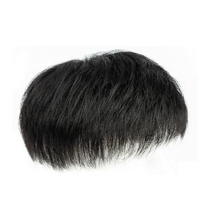 Special Offer Wig Men's Short Hair Full Real Hair Perm Chestnut Head Men's Natural Traceless Breathable Overhead Repair