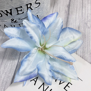 Cross-border New Product Simulation Lily Flower Wedding Film Studio Decorative Flower Hotel Decoration Wall Decoration Holiday Decorative Flower