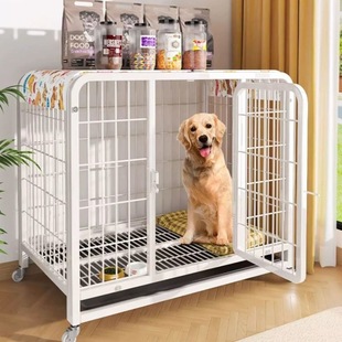 Dog cage small dog medium dog large dog indoor with toilet pet dog fence corgi teddy dog cage kennel