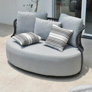 Custom Outdoor Sofa Combination Patio Terrace Villa Garden Hotel Leisure Rattan Sofa Rattan Sofa