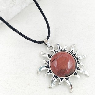 Crystal sun pendant retro jewelry European and American fashion jewelry cross-border e-commerce Amazon foreign trade supply wholesale