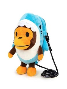 Japanese Fashion Brand babymilo Phone Monkey Shark Mobile Messenger Bag Shoulder Adult Cute Coin Purse