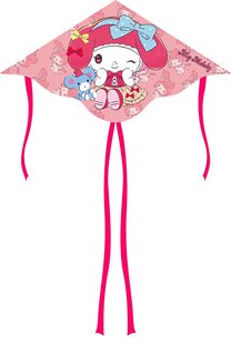 25 New Cartoon Butterfly 1.2m Children's Kite Double Tail Flying Saucer Kite 1.2m Curved Edge Children's Kite