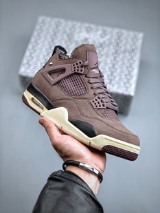Putian Shoes Company Grade Cross-border AJ4 Big Paris Grey Rabbit Black Cat Electric Mother Yellow Electroplated Silver Joe 4 Men's and Women's Sports Baskets