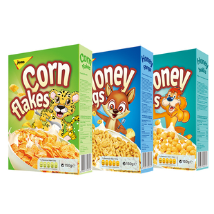 Honey oat ball corn flakes children's breakfast meal milk puffing speed that snacks