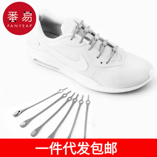 Postage/shoelace/silicone AD1S47-lazy shoelace convenient shoelace free shoelace buckle silicone shoe rope children color