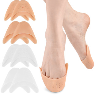 Cross-border foreign trade SEBS Silicone elastic forefoot dance protection forefoot pad high-heeled shoes care toe pad