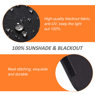 Cross-border hot-selling RV anti-peeping sunshade privacy glass window cover car side Shield sunshade sunshade