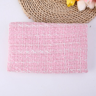 Small Chanel Style Fabric Autumn and Winter New Silver DIY Flower Packaging Cloth Material