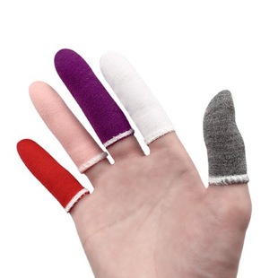 Wholesale cotton finger cover thickened wear-resistant non-slip labor protection hardware polishing industrial work finger protection