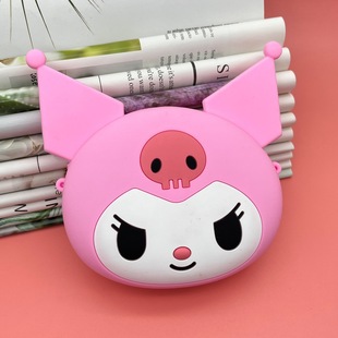 Kulomi Bag Girl's Crossbody Shoulder Bag Coin Purse Creative Children's Silicone Bag Girl's Cartoon Princess Bag