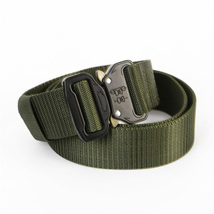 Outdoor sports Cobra buckle tactical belt multi-functional canvas pants with a variety of nylon woven belts wholesale