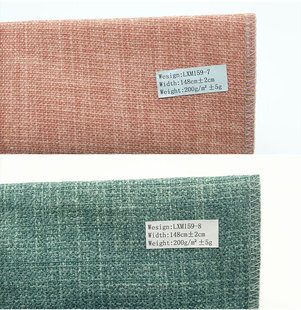 Factory new in stock Doris belly yarn imitation linen imitation linen sofa pillow bag fabric AB version
