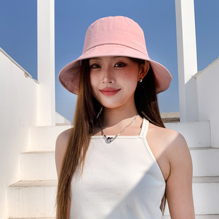 2025 Summer New Hats Women's Korean-style Summer Thin Sunscreen Fisherman Hat Showing Face Small All-match Sunshade Sun Hat