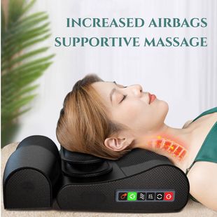 3 in 1 latest head and neck acupressure deep rubbing portable soft massage pillow neck heat