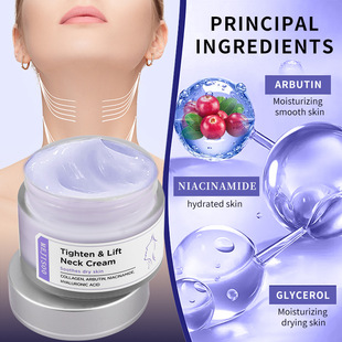 Cross-border Trade Tighten & Lift Neck Cream Purple Neck Cream Moisturizing and Tight Lifting Cream
