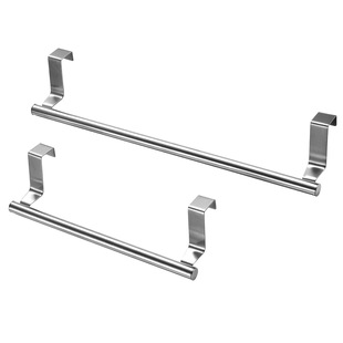 Multi-Purpose Stainless Steel Wall-Mounted Kitchen Accessories Single Pole Towel Rack Single Pole Towel Rack