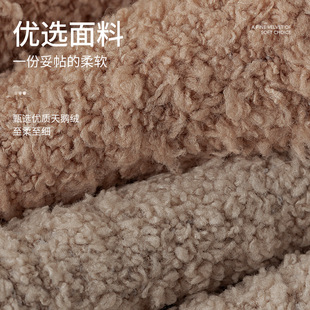 Winter coral fleece sleep socks lint-free fleece-lined men's socks thickened warm two-toe toe socks boys cold-proof terry