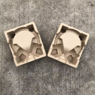 Customized Packaging Earphones Environmentally Friendly Degradable Pulp Paper Tray Manufacturer Direct Sales Dry Pressed Corrugated Paper Material Pulp Molding