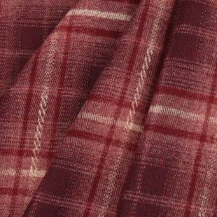 New 250gTR stretch sanding plaid fabric spring and autumn women's shirt coat bag shoes hat suit fabric