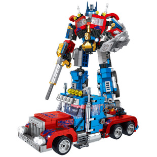 Совместимость с Lego Colble Boy 8 в 1 Кинг-Конг Трансформеры Автомобиль DIY Маленькие частицы Детские строительные блоки Подарочная игрушка
