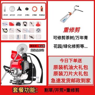 Wuyang Honda Gasoline Lawn Mower Backpack Household Four-stroke Multi-functional Agricultural Harvesting and Land Reclamation Artifact