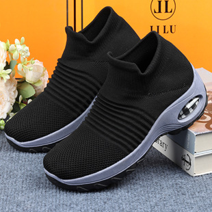 Трансграничная спортивная обувь большого размера Women shoes дышащая повседневная обувь на воздушной подушке Temu легкая женская обувь