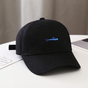 Ins Hat Women's Summer Fashionable Simple M Letter Embroidered Baseball Cap Men's All-match Curved Cornice Sun Hat Korean Style Cap