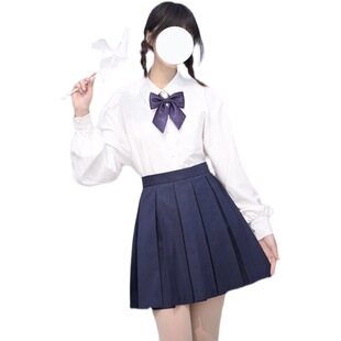 Factory wholesale ten boxes of pleated skirt jk uniform skirt solid color sailor dress Japanese eight boxes of pleated skirt high waist skirt