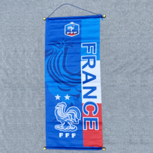 2022 World Cup Brazil Argentina Decorative Bar Sports Color KTV Atmosphere Competition Color Long Flag Banner Flag