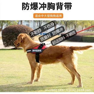 Manufacturers release explosive pet supplies K9 pet chest strap medium-sized dog vest dog leash dog chain