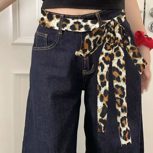2025 трансграничный AliExpress Leopard стримеры. Модная одежда аксессуары или сделать ремень для использования