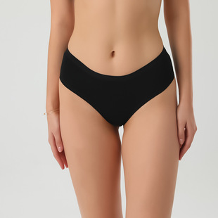 Underwear Pure Cotton Women's Single Color Comfortable Women's Briefs Combed Cotton Hipster/FrenchCut Support for Hair