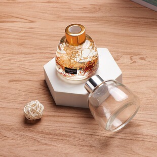 Big Belly Glass Aroma Bottle Household Bedroom Toilet Aroma Bottle Empty Bottle High-value Aromatherapy Ornaments Essential Oil Aroma Bottle