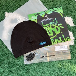 США теплая шляпа SYNA BIG LOGO SKULL BEANIE холодная капюшон (мешок и брелок)