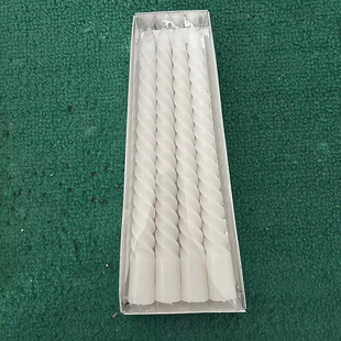 Classic European-style smokeless odorless rod wax romantic candlelight dinner wedding ivory white long rod thread lighting candle
