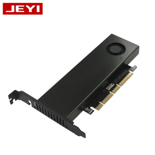 Jiayi SK9 M.2 Расширенная карта адаптера NVMe NGFF к охлаждающему вентилятору PCIE3.0 SSD с двойным интерфейсом SATA3