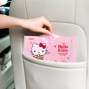 Sanrio подлинный авторизованный милый мультяшный многоцелевой мешок для мусора для хранения уборки автомобиля мешок для мусора Портативный и удобный