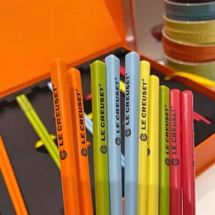French Cool Color LE CREUSET Ceramic Chopsticks Spoon Household Exquisite High-end Antibacterial High-temperature Resistant Mildew-proof Chopsticks