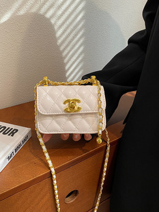 2024 New High-value Coin Purse Round Ball Square Fat Mini Red Bag Fashion All-match Shoulder Crossbody Bag
