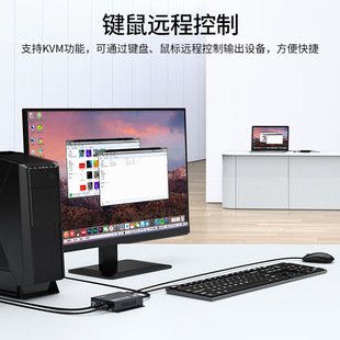 Мактофон 50 м HDMI KVM удлинитель HD USB клавиатура мышь сетевой кабель передачи MT-EHK50