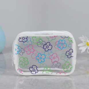 Pvc Cosmetic Bag Customized Large Capacity Transparent Waterproof Portable Travel Storage Toiletry Bag Cosmetic Zipper Bag